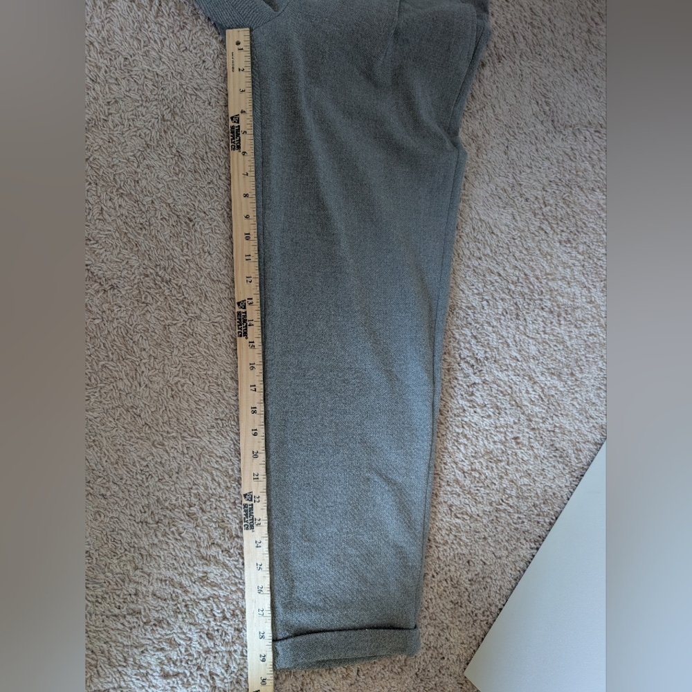 NWT Zara Grey Pleated Trousers - Picture 15 of 15